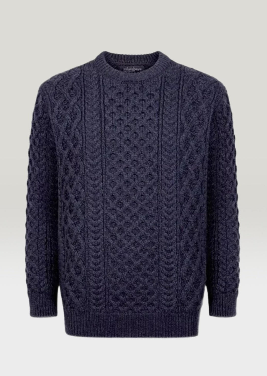 IrelandsEye Women's Aran Sweater | Navy