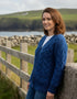 Downpatrick Ladies Aran Cardigan - Handcrafted Irish Merino Wool