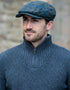 Mucros Kerry Cap | Premium Wool Flat Cap in Green Plaid