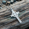 Silver History Of Ireland Large Cross Pendant