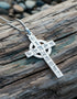 Silver History Of Ireland Large Cross Pendant