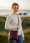 Lee River Leather Mary Bag | red