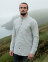 Traditional Irish Grandfather Shirt | Light Blue
