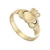 Lightweight Gold Claddagh Ring