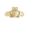 Lightweight Gold Claddagh Ring