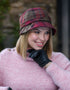 Mucros Flapper Hat | Red Check