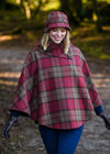 Mucros Flapper Hat | Red Check