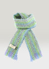 Mucros Mohair Scarf Green Blue