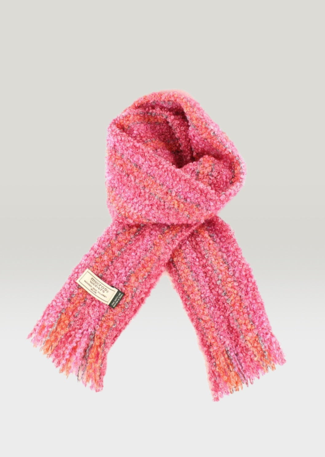 Mucros Mohair Pink Scarf