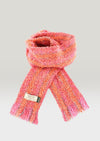 Mucros Mohair Pink Orange Scarf