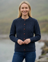 Ocean Aran Lumber Cardigan | 100% Merino Wool