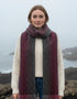 Mucros Islander Scarf | Red Charcoal