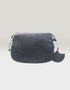 Luxury Irish Leather Saddle Bag - Black