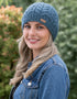 Erin Aran Cable Pullon Hat | Denim