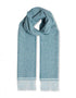Foxford Lambswool Scarf | Teal/Aqua