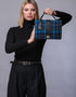 Mucros Fiona Bag | Navy Blue Check