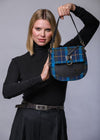 Mucros Grace Bag | Blue Navy Check