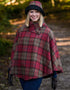 Mucros Poncho | Red Check
