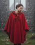 Jimmy Hourihan Bright Red Wool Walking Cape