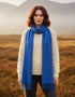 Royal Blue 100% Cashmere Scarf | John Hanly | Irish Luxury