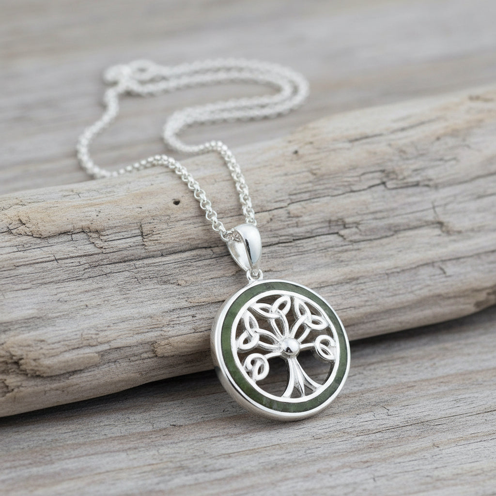 Connemara Marble Tree Of Life Necklace