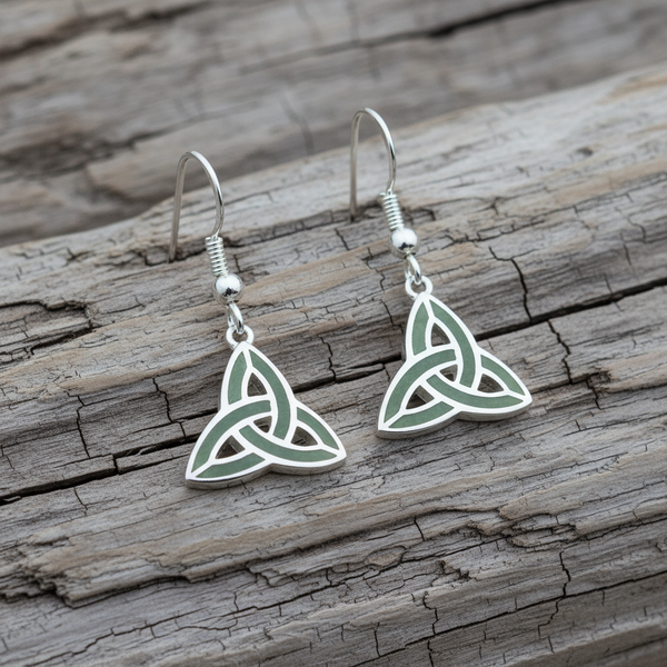 Trinity Connemara Marble Earrings