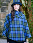 Mucros Check Poncho