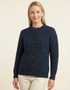 Ocean Aran Lumber Cardigan | 100% Merino Wool
