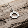 Silver History Of Ireland Doughnut Pendant
