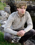 Aran Tweed 1/4 Zip Sweater | Oatmeal