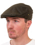 Hatman Green Wax Flat Cap | Waterproof Donegal Cap