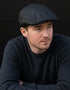 Hatman Black Wax Flat Cap | Irish Heritage Style