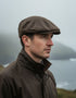 Green Flat Cap | Antiqued Wax