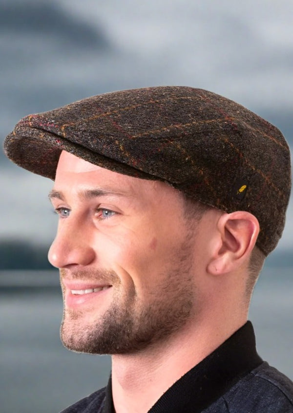 Dubliner Brown Check Cap