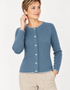 IrelandsEye Women's Killiney Cardigan | Harbour Blue