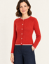 Killiney Wool Cashmere Cardigan | Tandoori | Ireland's Eye Knitwear