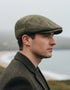 Donegal Tweed Green Flat Cap | Salt & Pepper