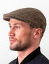Donegal Tweed Flat Cap | Brown Salt & Pepper Irish Wool Cap