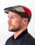Donegal Tweed Flat Cap | Red Patch | Handcrafted Irish Heritage Cap