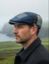 Donegal Tweed Flat Cap | Blue Patch