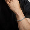Men's Silver Heavy Trinity Knot Bracelet