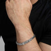 Men's Silver Heavy Trinity Knot Bracelet