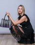 Mucros Jessica Tasche | Anthrazit-Lavendel
