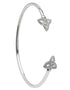 Silver Celtic Trinity Bangle