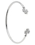 Silver Shamrock Bangle