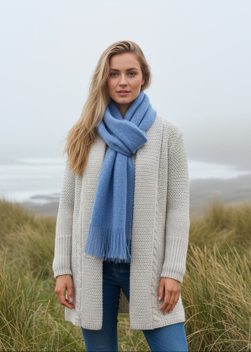 Mucros Blue Islander Scarf