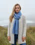 Mucros Islander Scarf | Blue Speck