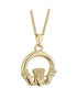 Gold Plated Claddagh Pendant