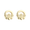 Gold Plated Claddagh Stud Earrings