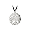 Solvar Rhodium Plated Tree Of Life Pendant S44919